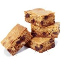 chocolate chip blondies