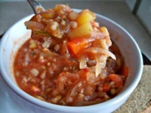 four-grain tomato soup