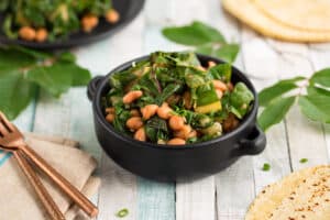Chard with Pinto Beans