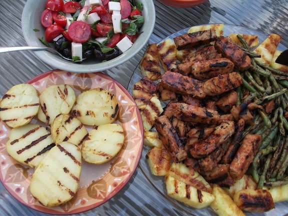 grilled dinner