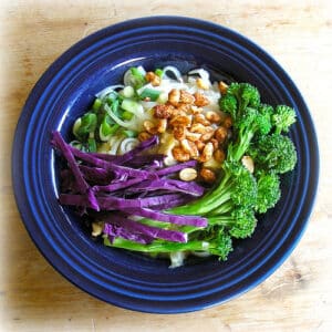 pineapple-coconut noodles