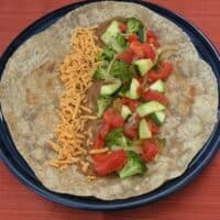 vegetable burrito