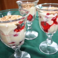 fruit and yogurt parfatis