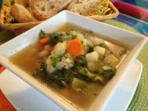 Italian-Style Potato and Escarole Soup