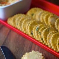 gluten-free cilantro crackers