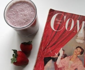 strawberry-banana smoothie