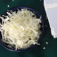 Sliced cabbage