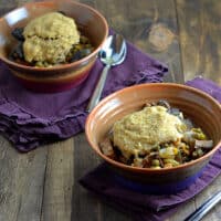 Vegan slow cooker pot pie
