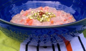 carrot cardomom oatmeal