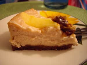 Roasted Apple Cheesecake