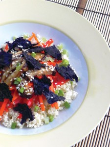 Deconstructed sushi bowl from Practically Raw