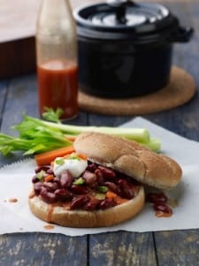 Sloppy Buffalo Beans by Kathy Hester