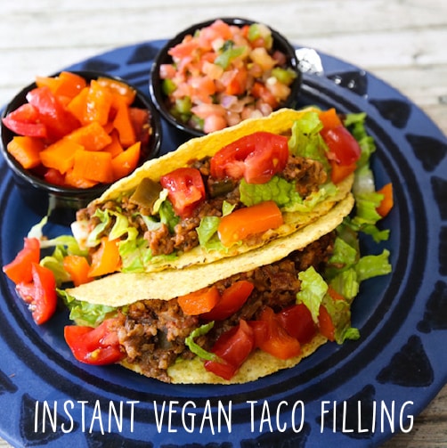 Instant Vegan Taco Filling VeganFoodHacks