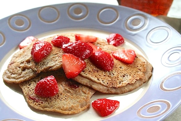 Vegan Strawberry Pancakes recipe