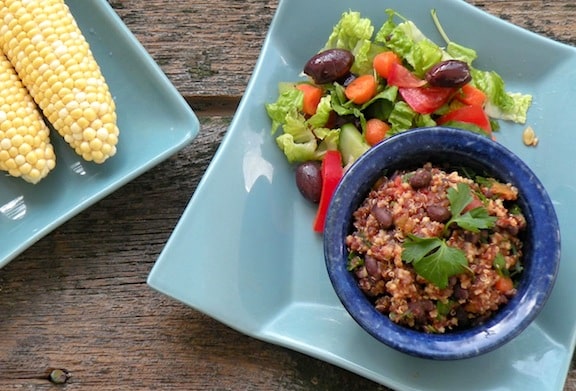 Salsa Grain-and-Bean Pilaf