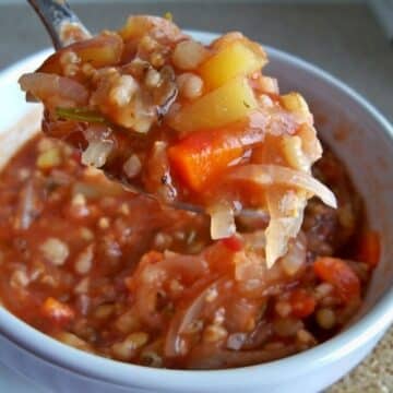 four-grain tomato soup