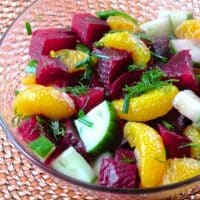 Beet and orange salad