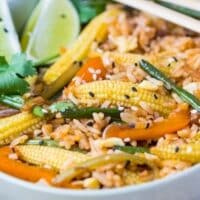 Chinese vegetable fried rice