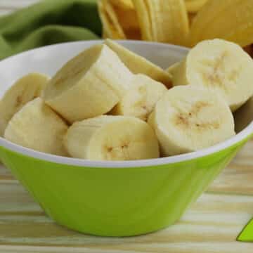 Chopped banana