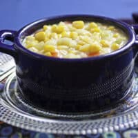 Vegan Creamy Corn Chowder recipe