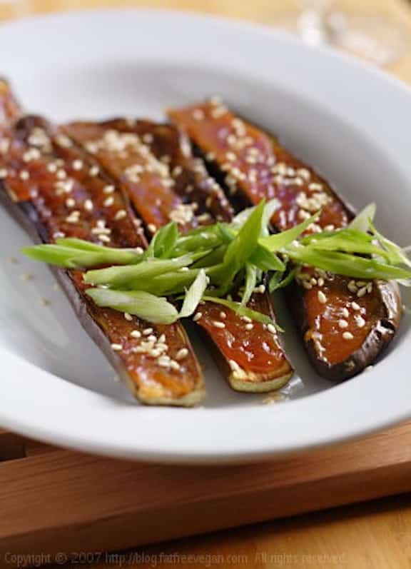 Nasu Dengaku (Japanese Eggplants with Miso) | VegKitchen.com