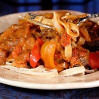 Eggplant Paprikash