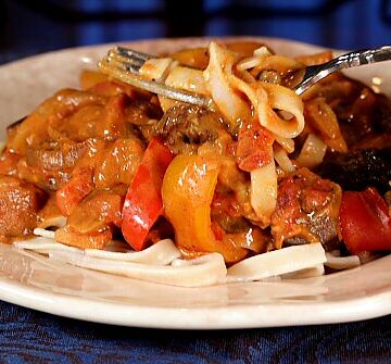 Eggplant Paprikash