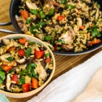 Wild Rice and Mushroom Pilaf