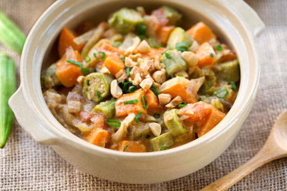 West African-Style Peanut and Okra Stew