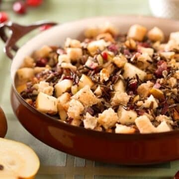 Cranberry wild rice stuffing recipe