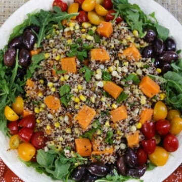 Quinoa, Sweet Potato, and Corn Salad