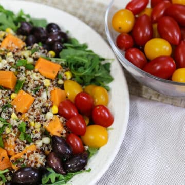 Quinoa Sweet Potato Platter