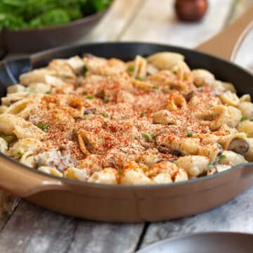 Tofu noodle skillet