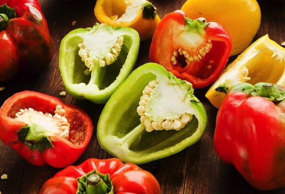 Bell peppers of all colors