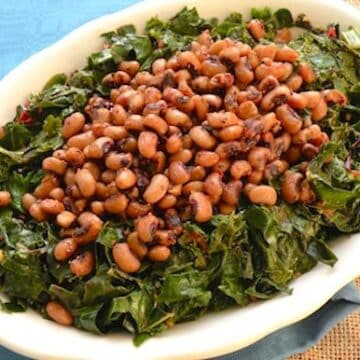 Black-eyed peas with greens2