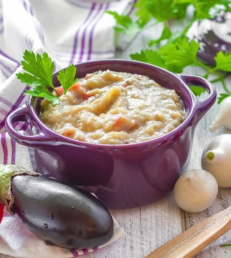 Creole eggplant soup