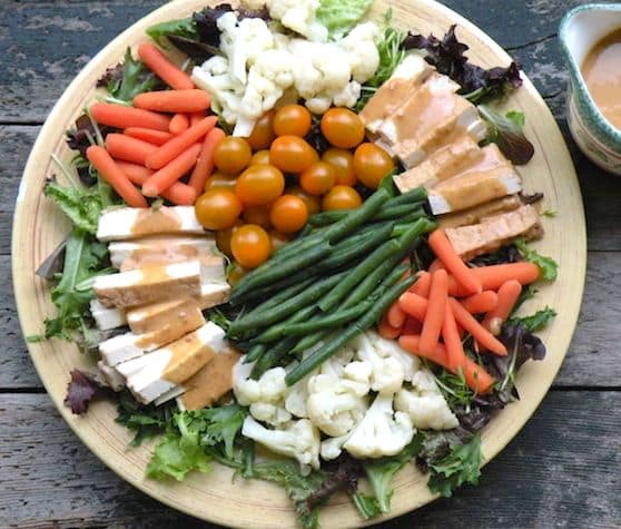 Gado gado salad platter