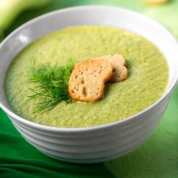 Creamed fennel soup