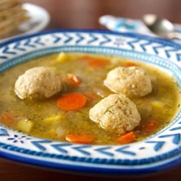 vegan matzo ball soup recipe