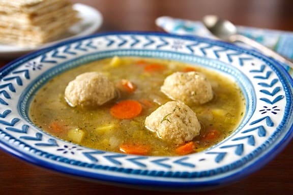 vegan matzo ball soup recipe