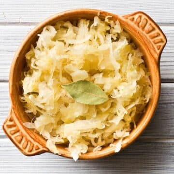 sauerkraut in a bowl