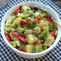 potato leek salad