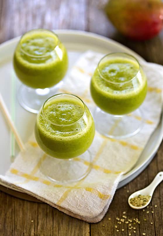 Receta de licuado verde de lechuga romana