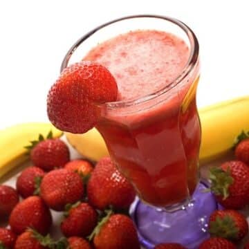 Strawberry banana smoothie