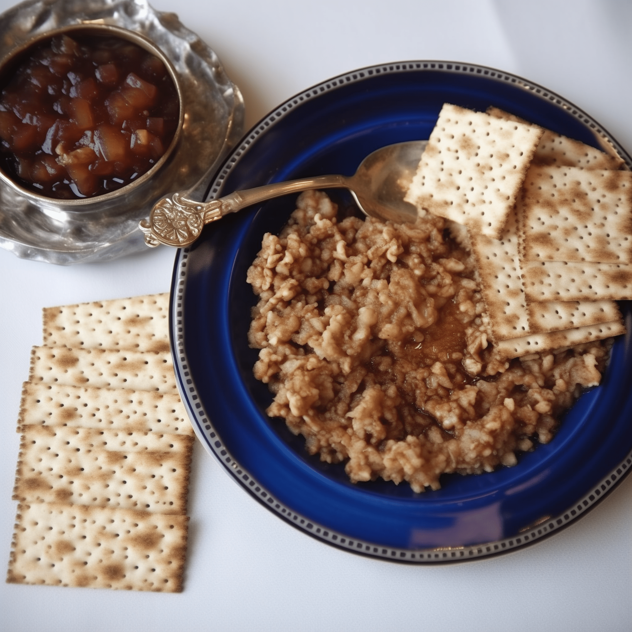 passover haroset being served