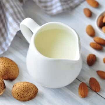homemade almond milk