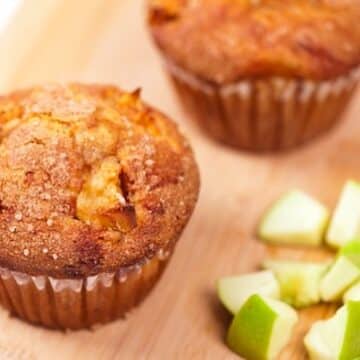 Granny smith apple flax muffins