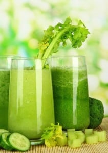 Celery and cucumber juice