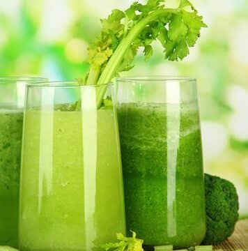 Celery and cucumber juice