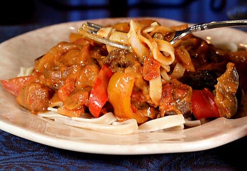 eggplant paprikash